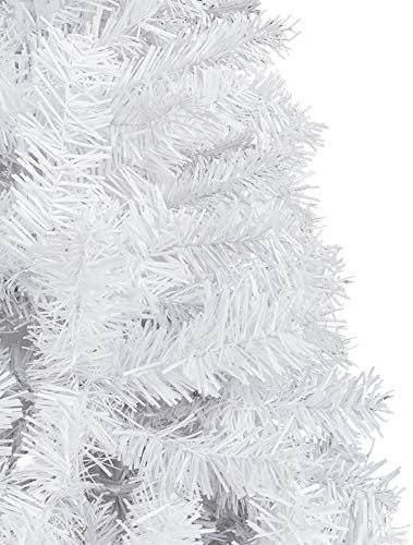 XFXDBT 7-Подножието Бяла Изкуствена Коледна Елха, Пожароустойчива Коледно Дърво Премиум-клас, Лесен Монтаж, 950