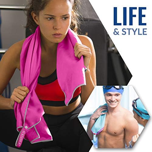 VENTURE 4TH Quick Dry Travel Towel - бързо съхнещи сверхмягкие кърпи от микрофибър - Незаменими за къмпинг, разходки, йога, плуване, фитнес, спорт и на плажа - 3 компактни размери