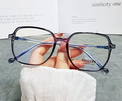 Ултра-леки очила за четене NEWADA голям размер, Лесен Компютърен Четец, блокиращ синята светлина с висока разделителна способност,