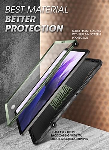 Калъф SUPCASE Unicorn Beetle серията Pro за Samsung Galaxy Tab S7 FE 12,4 инча (2021), в пълен размер, Здрав сверхпрочный