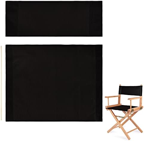 AHANDMAKER 1 Комплект Сменяеми Платно за режиссерского стол с дървена пръчка, Портативен Преносим Калъф-Платно за режиссерского стол, Подмяна на седалката и облегалкат?