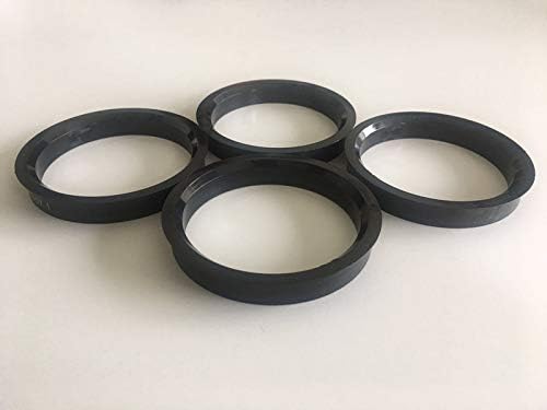 NB-AERO (Комплект от 4) Полиуглеродные пръстени за центриране на главината с диаметър от 72,62 мм до 60,1 mm с вътрешен диаметър