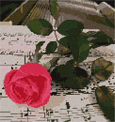 комплект за бродиране pepita: Роза На тонове, 9 x 10