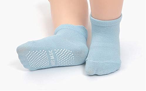 Toptim Детски Чорапи За деца, Нескользящие Чорапи до Глезена за по-Малките Момчета и момичета