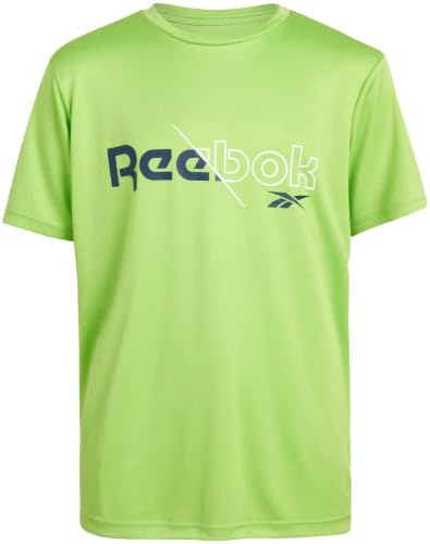 Активна тениска Reebok за момчета - от 2 опаковки Спортни тениски Dry Fit за момчета – Детски Спортна тениска