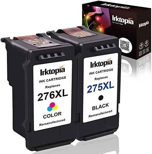Смяна на касети с мастило Inktopia за Canon 275XL 276XL 275 276 Combo Pack PG-XL 275 CL-276 XL PG275 CL276 за принтер