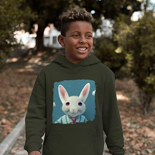 Детска hoody с качулка от порести руно Rabbit - Сладко Детска hoody с качулка - Бъни Hoodie for Kids