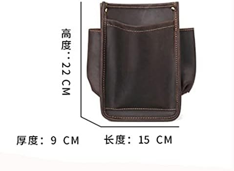 Чанта за инструменти WSSBK, Поясная чанта в стил Ретро, Износостойкая чанта за Електрозахранване, богат на функции