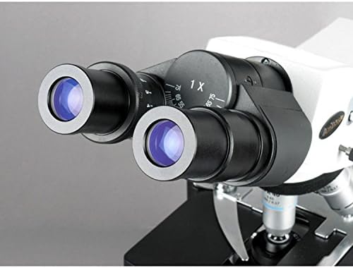 Част Бинокъла микроскоп AmScope B690A Siedentopf, 40-1500-Кратно увеличение, Сверхширокополосные окуляры WH10x и WH15x, обективи