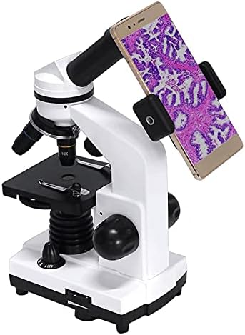 MISS Z Професионален Биологичен Микроскоп Съставна LED Монокуляр Студентски Микроскоп Биологичните Изследвания Смартфон Адаптер 40X-1600X