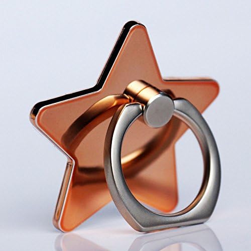 Кука Baba 360 °, универсална лепкава дръжка за пръсти, метален пръстен със звезда от розово злато, шкаф, закачалка