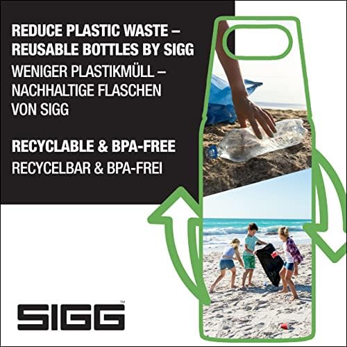SIGG - Множество бутилка за вода - Shield ONE - Запечатани - Подходящ за рециклиране - Не съдържа BPA - Matte - 34 Грама