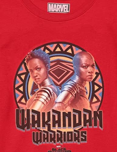 Тениска с къс ръкав за момичета Marvel Little, the Big Okoye и Nakia