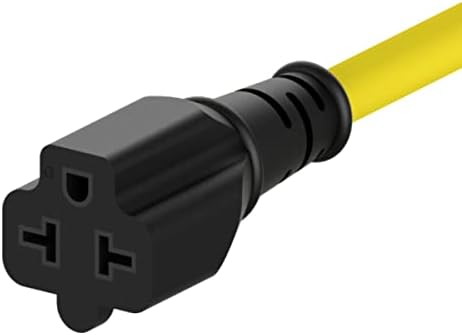 [2] 1-Крак Домакински щепсел за променлив ток с мощност от 15 Ампера до 20-амперному адаптерному кабел с Т-образно