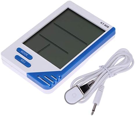 XJJZS Мултифункционален Термометър с голям екран и Влагомер с Часове, Големият Електронен Цифров LCD Термометър за Домашния