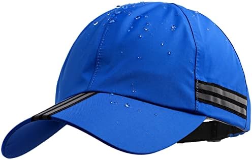 Мъжки Водоустойчив бейзболна шапка, Светоотражающая Градинска Дъждобран за Жени UPF 50 +, Дишаща Спортна Капачка За Бягане