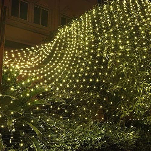 NC led мрежест лампа Коледен открит парк, украса за фестивала във вътрешния двор, цветна лампа, венец, пълна