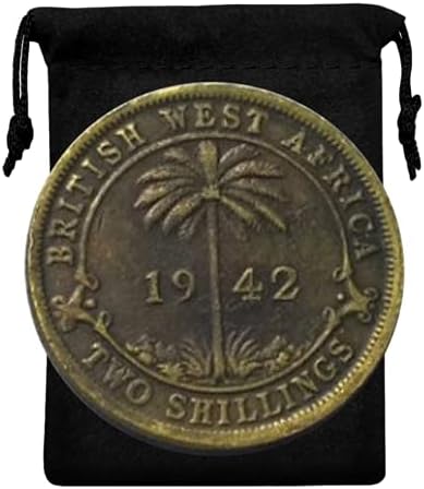 Kocreat Копие От 1942 Джордж V Британска Западна Африка 2 Шилинга Британската Монета-Реплика На Великобритания Сребърен
