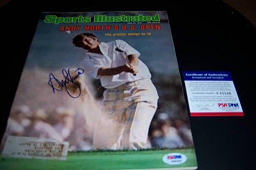 На откритото първенство на САЩ по футбол с автограф от Анди Норта / dna с автограф на Sports Illustrated - Голф Списания