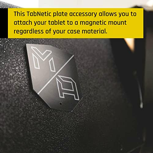 Mob Armor TabNetic - Метална табела за таблет, Крепежный диск и магнитна плоча за закрепване на таблета, Магнитно Кола за определяне