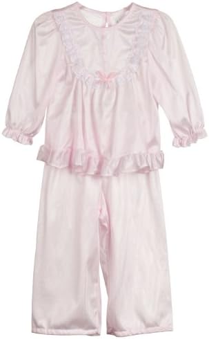Традиционен пижамный комплект Laura Dare За малки момиченца с дълъг ръкав, (9-24 ч)