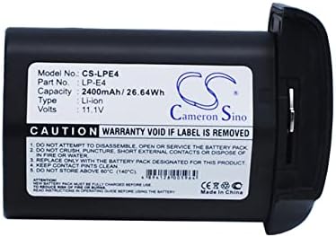 Cameron Sino Нов Взаимозаменяеми батерия с капацитет 2400 mah, годни за Canon 540EZ, 550EX, 580EX, 580EX II, EOS-1D