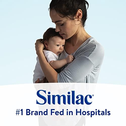 Детска смес Similac Advance с желязо, Порошкообразная детска смес, 12,4 унция в ванночке (опаковка от 6 броя)