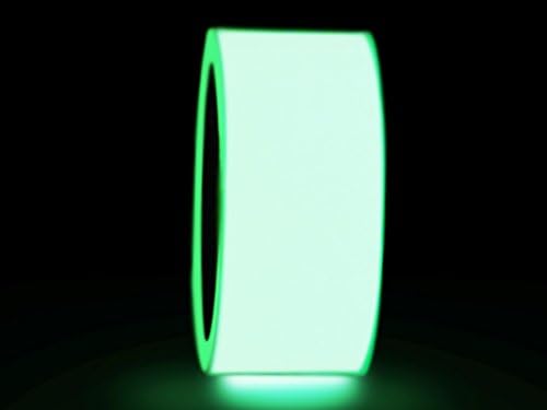 Фотолюминесцентная лента WOD GDT24, светещ в тъмното, зелена - 2 инча х 50 ярда. - Идеален за маркиране на знаци за безопасност и аварийни изходи
