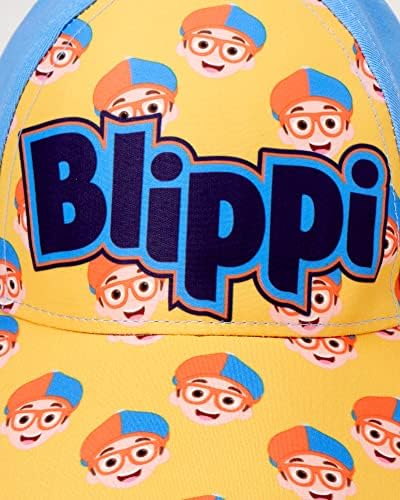 Бейзболна шапка Blippi за най-малките момчета - от 2 Опаковки С Извити полета