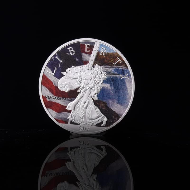 Нови Чуждестранни монети Американската Статуя на Свободата на Сувенири, Медальони с Ниагарским водопад Сребърни