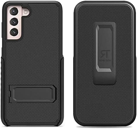 Чанта-кобур Rome Tech с клипс за колан за Samsung Galaxy S21 FE 5G 6.41 [НЕ S21], в двуслоен калъф с 1 слот за памет карти