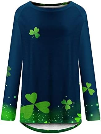 Ирландският Зелена Тениска, Туники за Жени, Елегантни Ежедневни Еднакви Ризи на Деня на Св. Патрик, Блузи за Жени, Мода