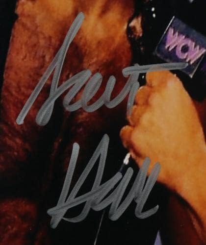 Ерик Бишофф, Скот Хол и Кевин Неш Подписаха Снимка в рамка 11x14 с автограф от JSA Auth WCW NWO - Снимки рестлинга С