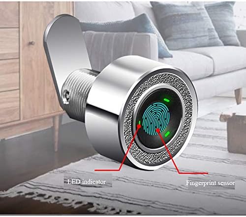 YCZDG Smart Fingerprint Lock Бесключевой Мини-Заключване за съхраняване на Пръстови отпечатъци, Кутия за съхранение, Заключване