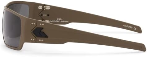 Очилата Gatorz MILSPEC Ballistic ANSI Z87.1 в тъмно-кафява рамка Cerakote с Дымчатыми лещи