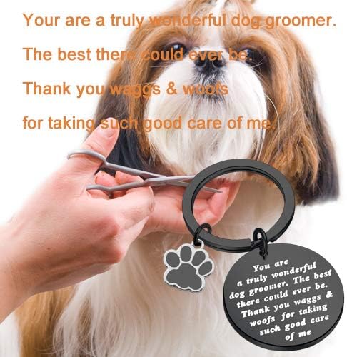 TIIMG подарък за грумера кучета Подарък за грумера домашни любимци подарък за груминга кучета подарък за салон за кучета Подарък за грумера кучета благодарственный ?