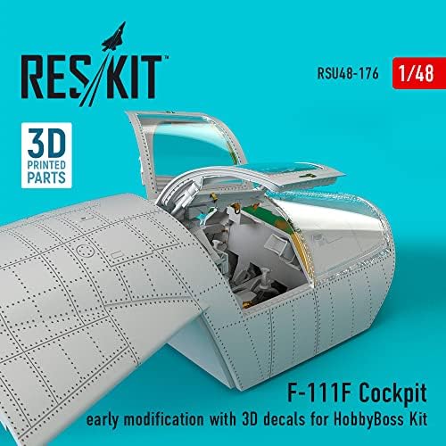 Reskit RSU48-0176 - Ранната модификация на кабината на F-111F в мащаб 1/48 с 3D стикери