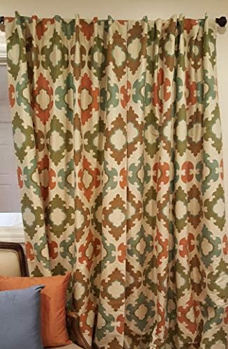 Нов стил от парижкия дом! Тончайшая Дамасская покривка от изкуствена коприна с принтом (произведено в Индия) Цвят: МЕДДЕКО-Тоскана