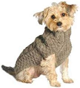 Пуловер за кучета Шили Dog Кабел, Малък, Сив