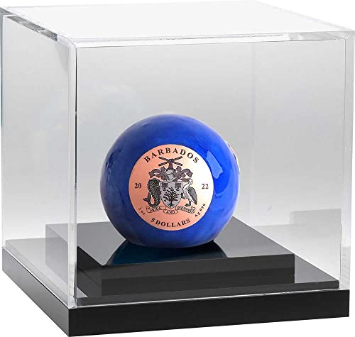 2022 DE Blue Marble PowerCoin Пангея Розово Злато Сферична Сребърна Монета с тегло 3 Грама на 5 $ Барбадос 2022 BU Блестяща, Без да се прибягва