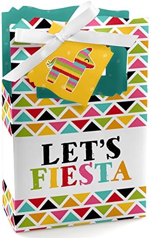 Let ' s Fiesta - Подаръчни кутии за мексикански партита Fiesta Party - Комплект от 12