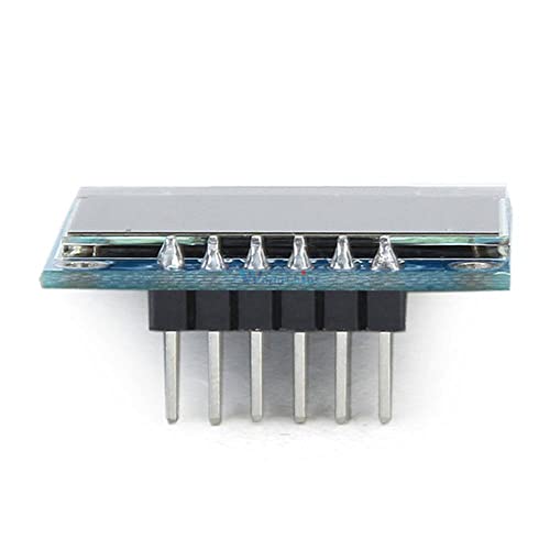 0,96 Инчов SPI OLED-дисплей Модул 12864 6 контакти SPI Интерфейс 0,96 Синьо LCD дисплей Модул САМ Съвместим за Arduino