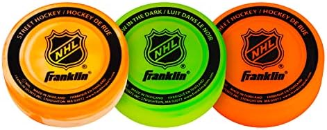 Шайби за уличен хокей Franklin Sports NHL - Без отскок На закрито + На улицата + Шайба за хокей на ролери - Официален