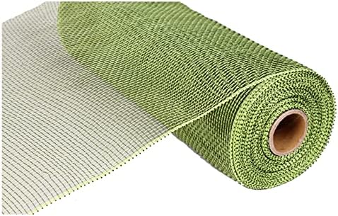 Лента от поли-окото Deco с размери 10 см х 30 Метра - Цвят Зелен Мъх, неметаллический: RE1302E4