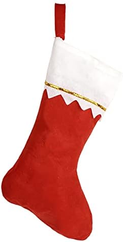 Чорапи за Каминного Сплъстяване на Коледа, 15 инча, Подаръци, Окачени Подаръци Направи си сам Коледни Вечерни Червени Орнаменти, Начало Декор, Декорации за Деня на Б?