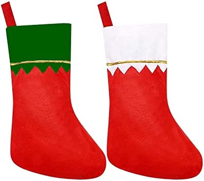 Теми за Тепане В присъствието на Червени Вечерни Чорапи Камина 15 инча, Подаръци, Декорации, Сувенири за Коледа Коледна Окачен Начало Декор Покритие за Шиене Декора?