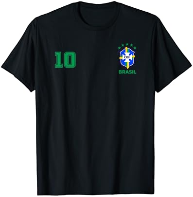 Brasil Тениска на Феновете на националния Отбор на Бразилия Franela Футбола за футболен футбол