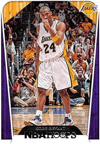 2018-19 NBA Hoops 296 Tribute Кобе Брайанту Лос Анджелис Лейкърс Официалната търговска картичка, направена Панини