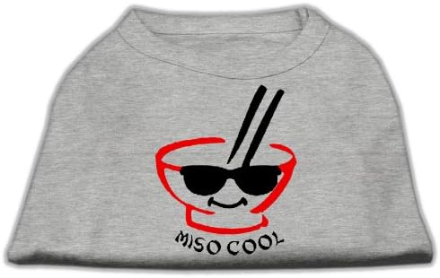 Тениска за кучета с принтом Мишо Cool Design Сив Lg (14)
