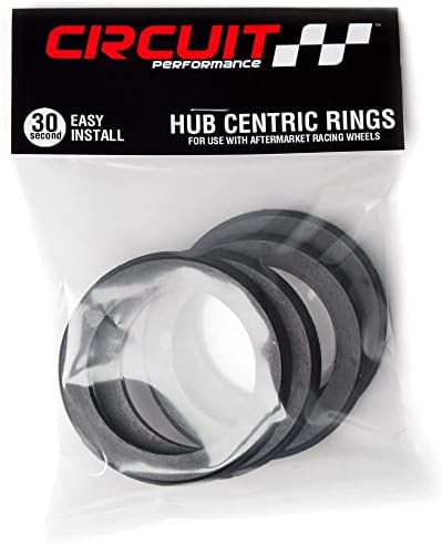 Централните пръстени за ступиц Circuit Performance (4 групи) - Найлонови пръстени за ступиц от 76,1 до 56,1 мм - Съвместима с Subaru, 88-05 Honda Civic, Acura Integra с автомобилната ступицей 56,1 мм, ?